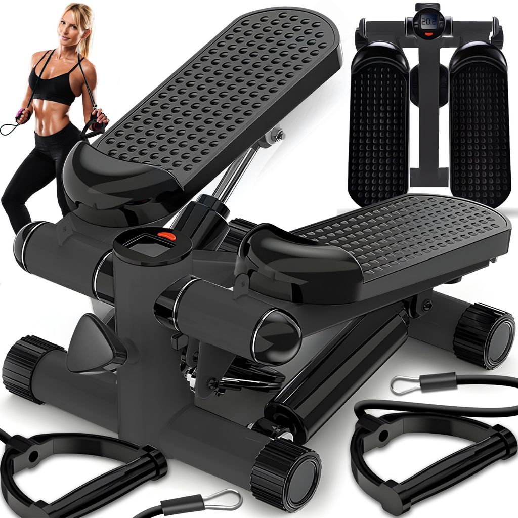 Výškově nastavitelný domácí fitness stepper s LCD Obrázek produktu