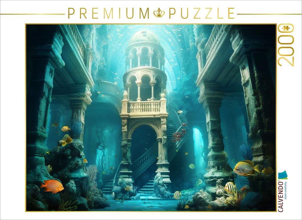 CALVENDO Puzzle Ein Motiv aus dem Kalender "Am Grunde des Meeres" | 2000 Teile Lege-Größe 90x67cm Foto-Puzzle für glückliche Stunden