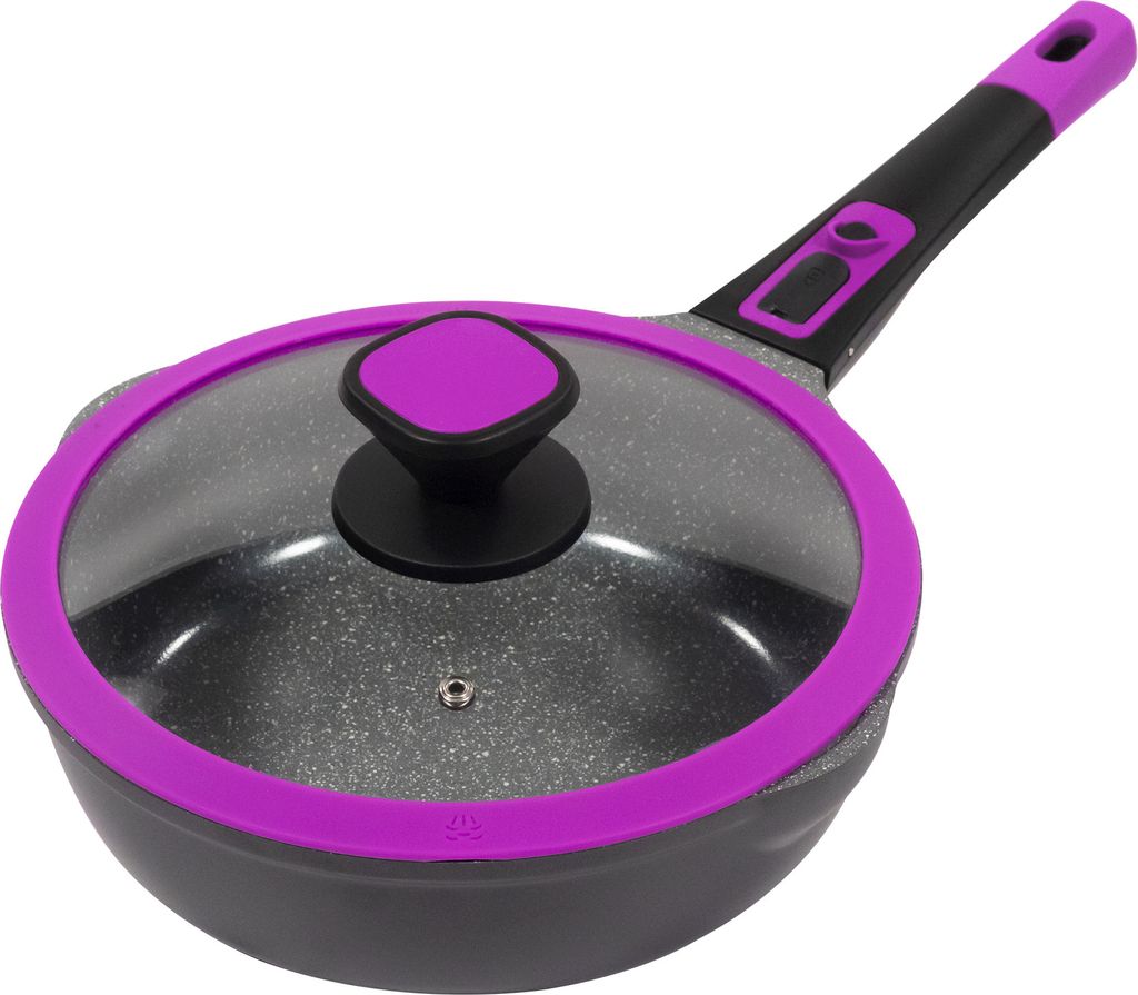 Ø24cm Bratpfanne ca. 7.5cm hoch KING® Click-Grip Aluguss Produktbild 