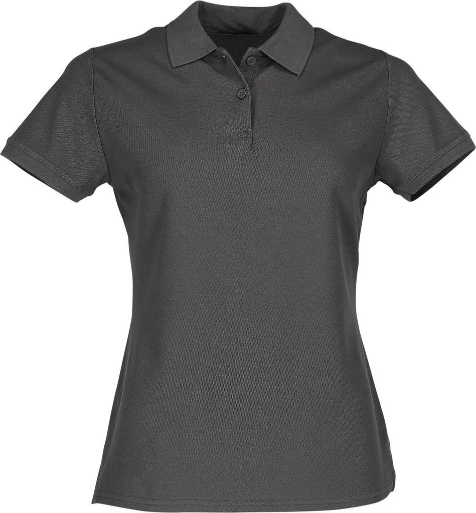 LADIES PREMIUM POLO | Damen Poloshirt aus 100% Baumwolle, Feminine Passform, Kurzarm, Seitenschlitze, Ideal für Freizeit & Business