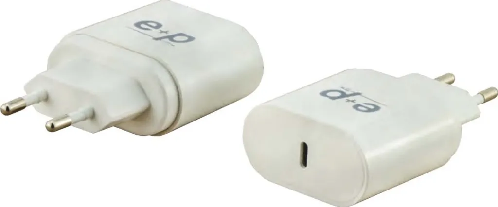 Chargeur USB performance AC211 ws E+P Elektrik charge ultra rapide blanc