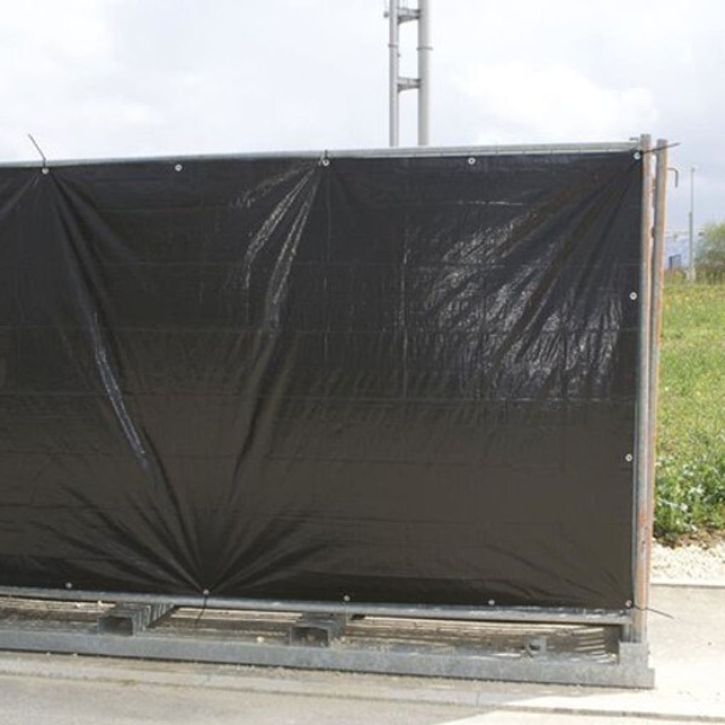 20x Bauzaunplane (140g/m²) schwer entflammbar B1 1,76 x Produktbild 