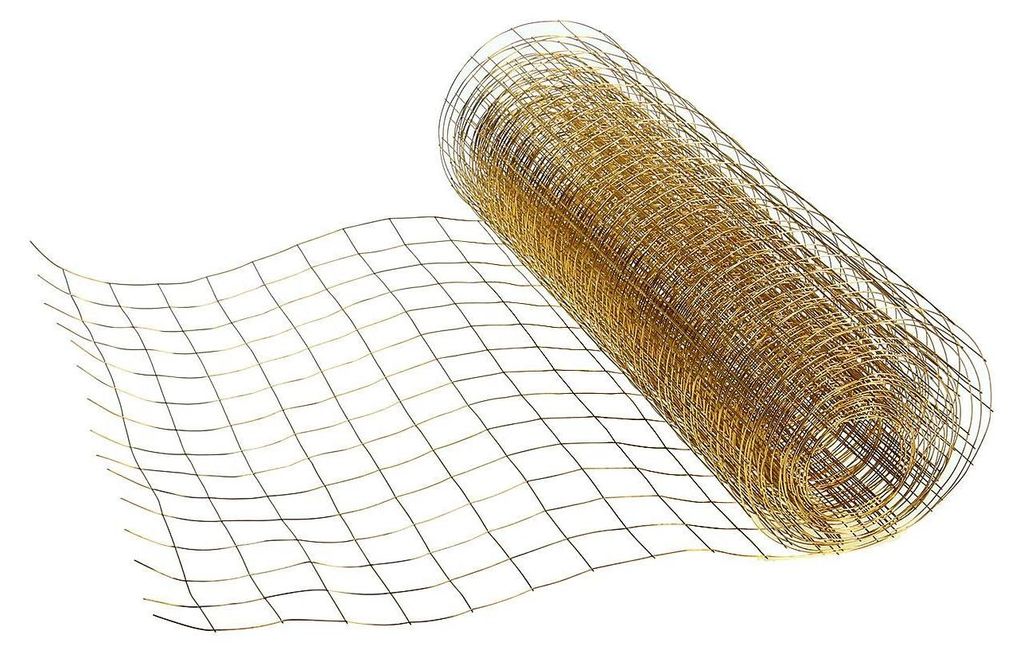 Drahtgeflecht Gold Deko Draht 35cm x 5m für Bastelideen und Dekorationen