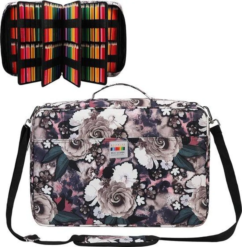 Grande trousse à crayons 480 slots rangement matériel d'art étanche