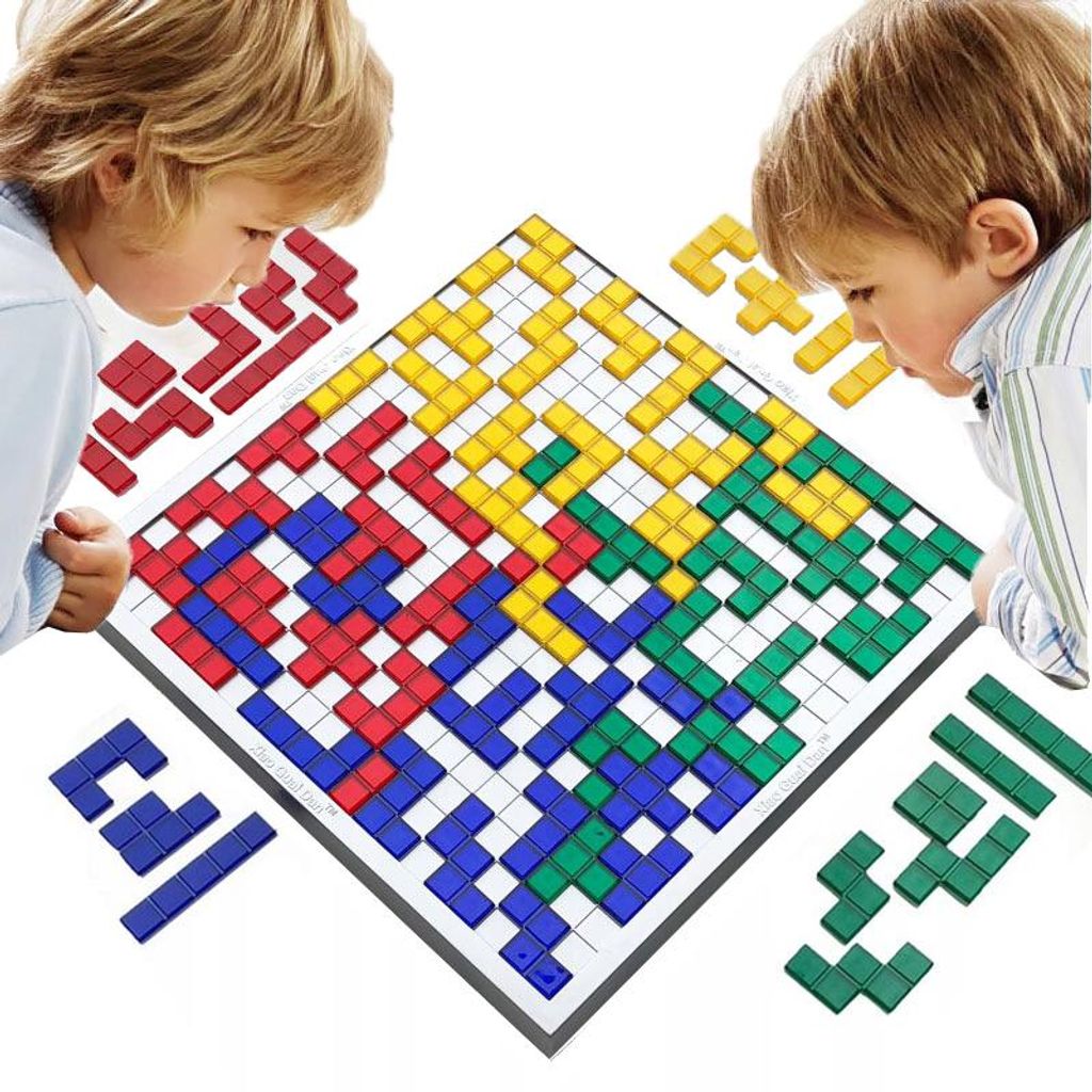 Gra Strategiczna Blokus Gra Planszowa Gra Rodzinna Prezent Zdjęcie produktu 