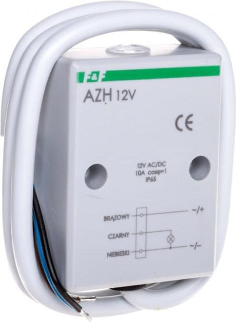 Interrupteur crépusculaire hermétique AZH-12V F&F 6936 Image du produit 