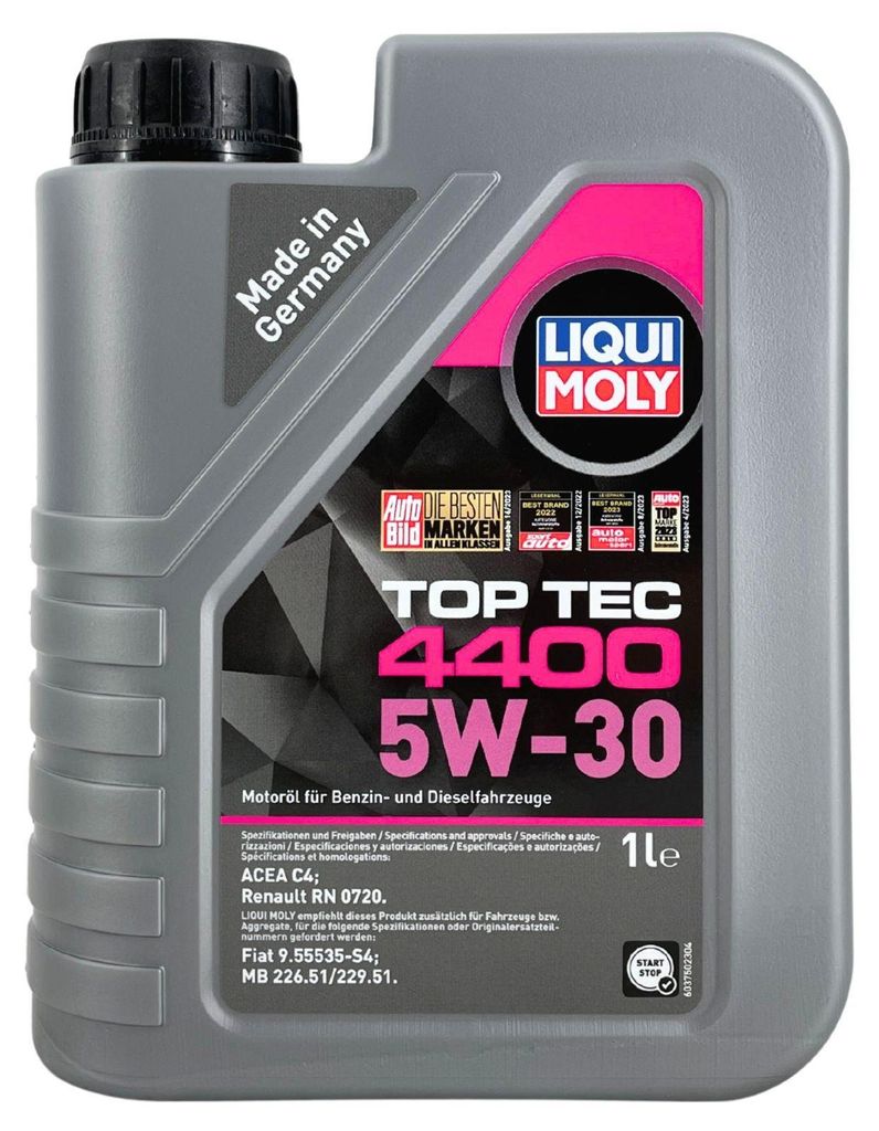 LIQUI MOLY Top Tec 4400 für 5W-30 1 Liter Motoröl Motorenöl Produktbild 