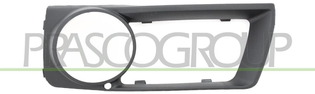 PRASCO Lüftungsgitter Grill Stoßfänger für BMW X6 (E71, E72) Schwarz