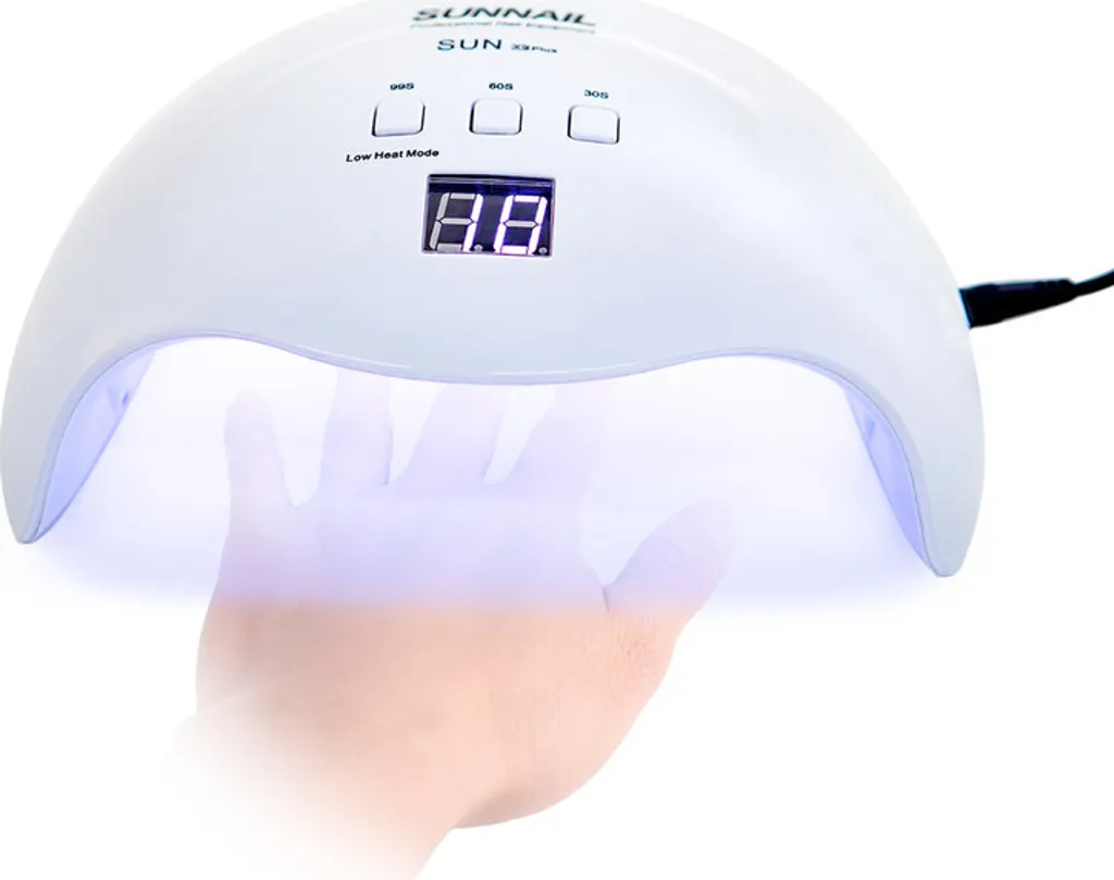 Kit lampe à ongles LED UV 40W pour manucure gel maison et nail art
