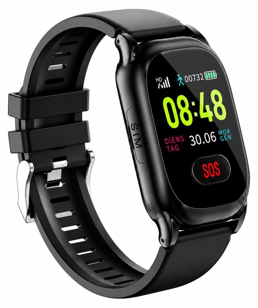 GPS-Notrufuhr NC88S mit 4G, Sturzerkennung und Produktbild 