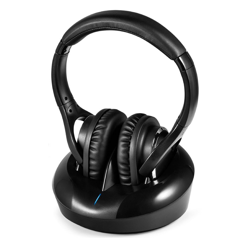Kopfhörer Funk-Kopfhörer Over Ear Kabellos Stereo Audio Headset für TV PC MP3