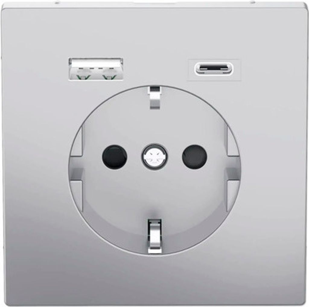 Merten Schuko Steckdose mit USB Ladegerät MEG2367-6036 (MEG2367-6036)