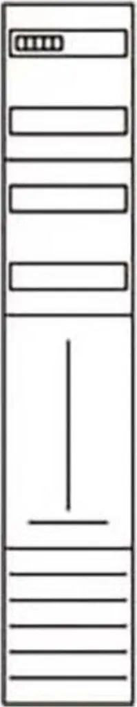 Panneau de Comptage ZSD-N19A1072 Eaton 230813 pour Rénovation de Tableau