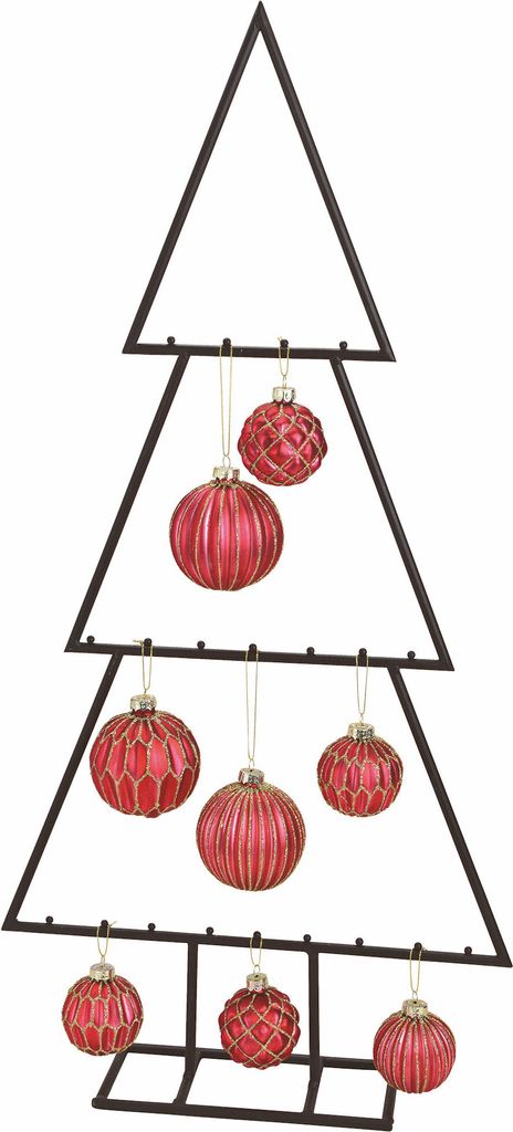 1.11 Tannenbaum aus Metall 77cm - mit Haken zum dekorieren Produktbild 