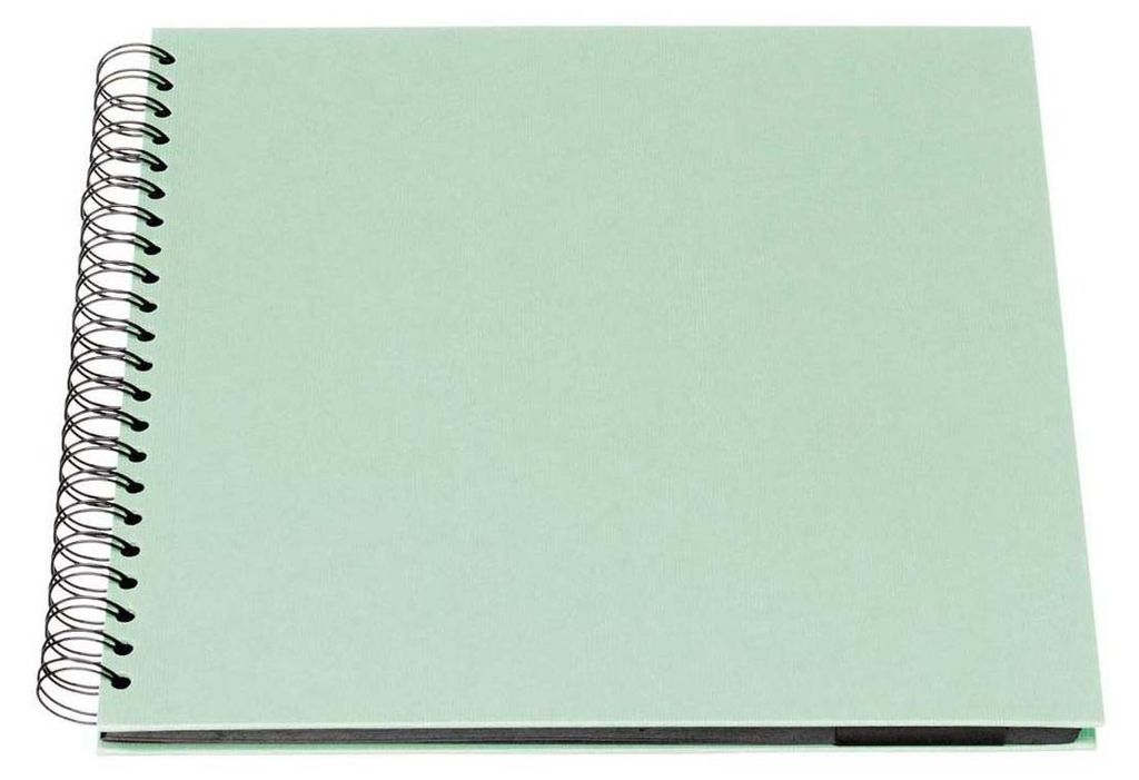 Rössler 1329452657 - S.O.H.O. Wire-O Fotoalbum 290 x 290 mm, 30 Blatt, Mint
