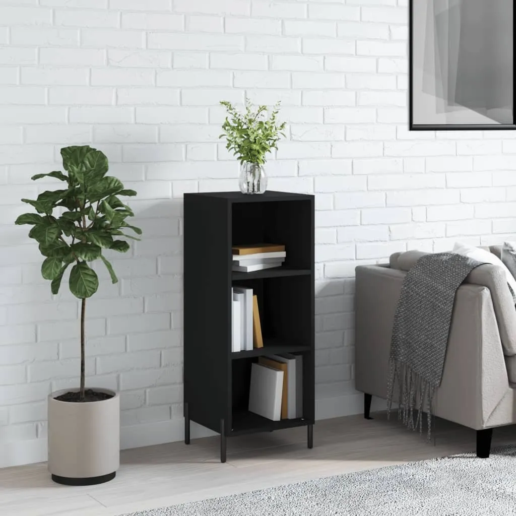 Credenza Living Store Nera 90 cm | Mobiletto Ingresso e Soggiorno