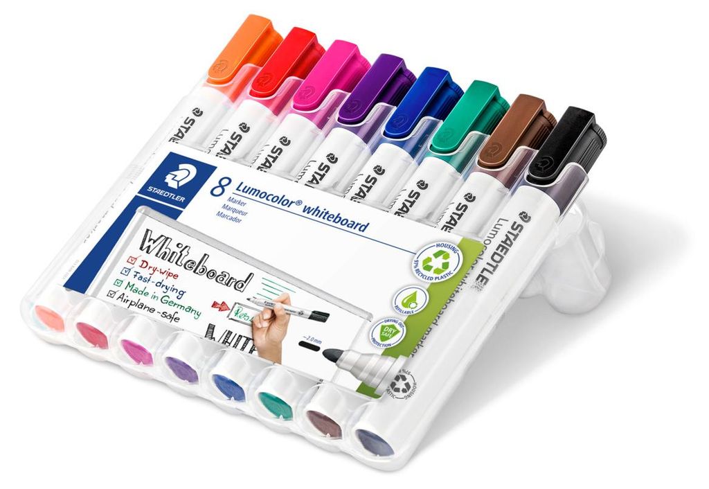 STAEDTLER Lumocolor 351 Whiteboard-Marker mit Rundspitze Produktbild 