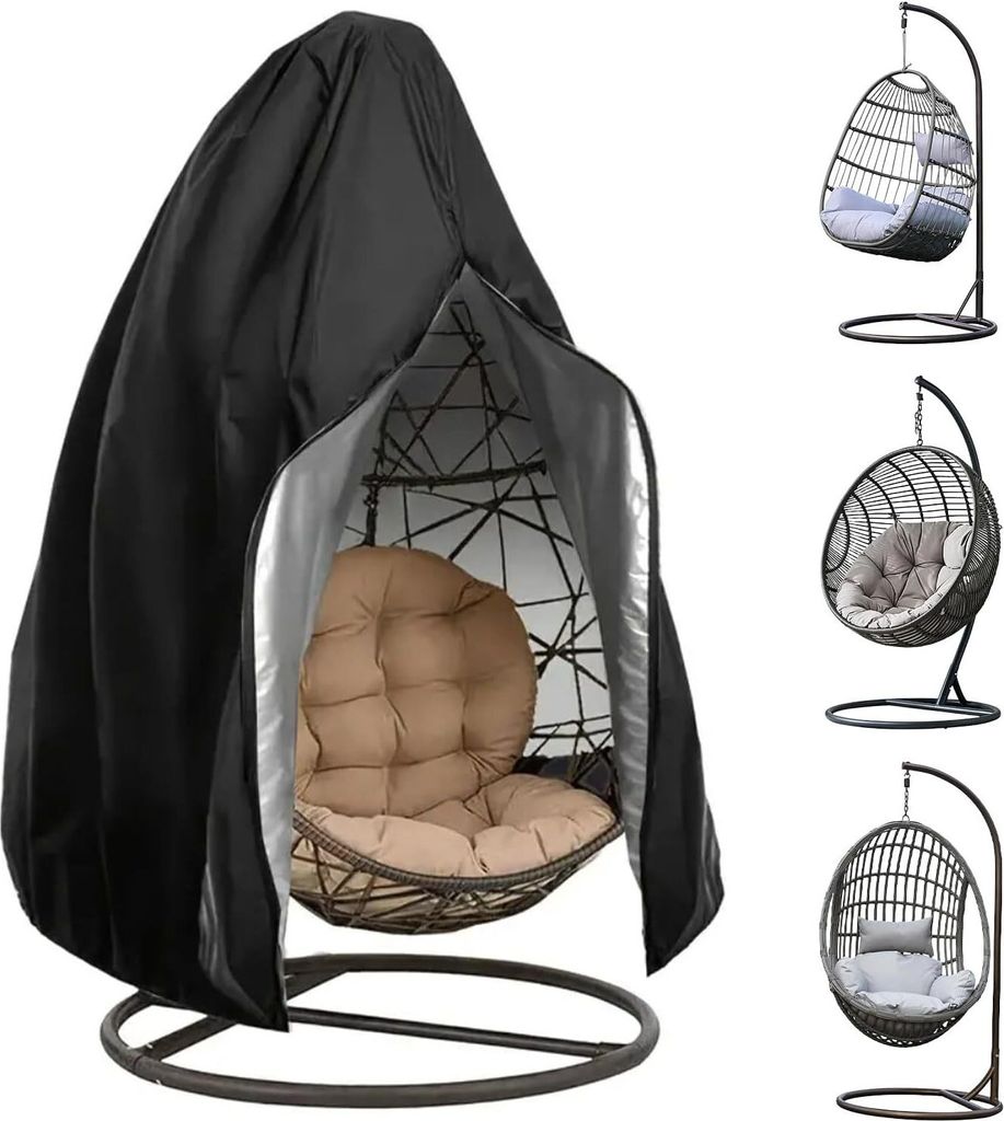 Hängesessel Abdeckung Abdeckplane hängesessel schutzhülle Abdeckhauben für Schwebesessel Stoff mit PolyurethanÜberzug Regenabdeckung Wasserdic...