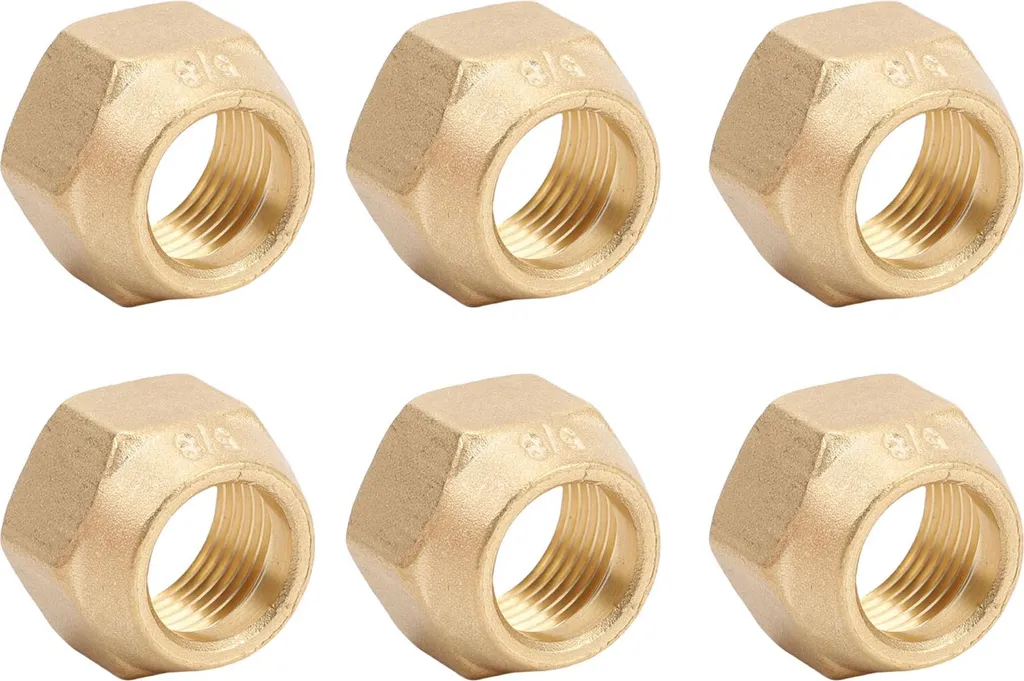 Raccord à sertir en laiton 5/8 pouces pour tube cuivre de clim - x10