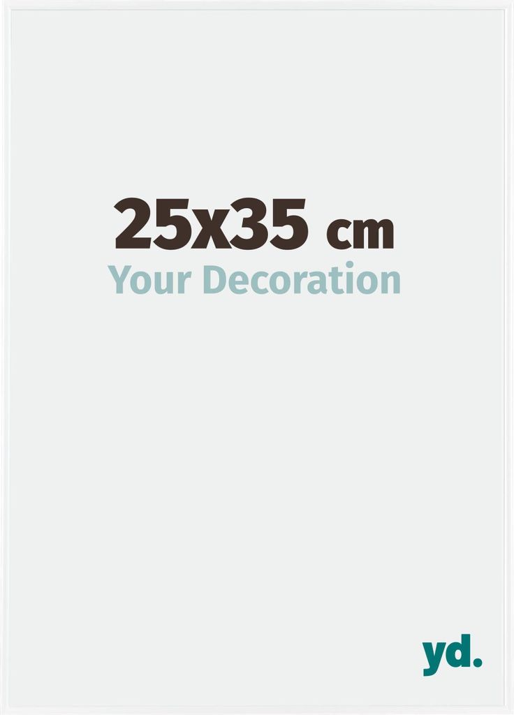 A graphic with text indicating product size and a tagline.