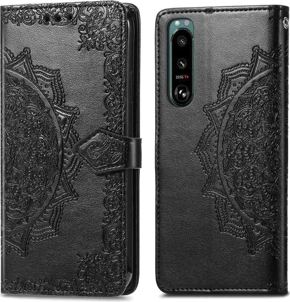 imoshion Mandala Bookcase dla Sony Xperia 5 IV - Czarny Zdjęcie produktu 