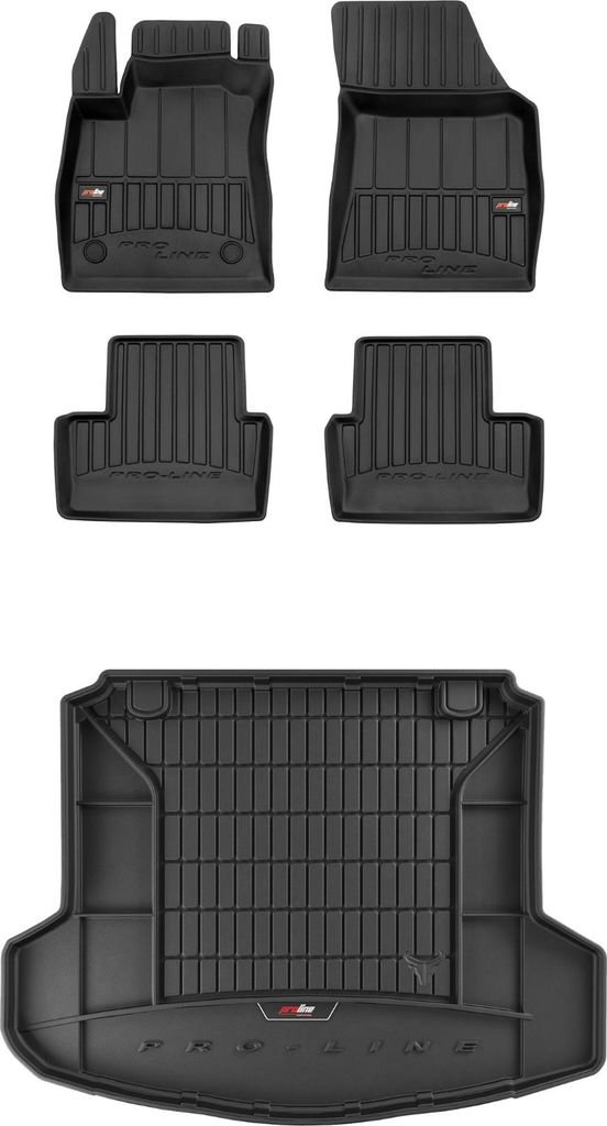 FROGUM 3D Gummimatten und Kofferraummatte für Renault Megane IV