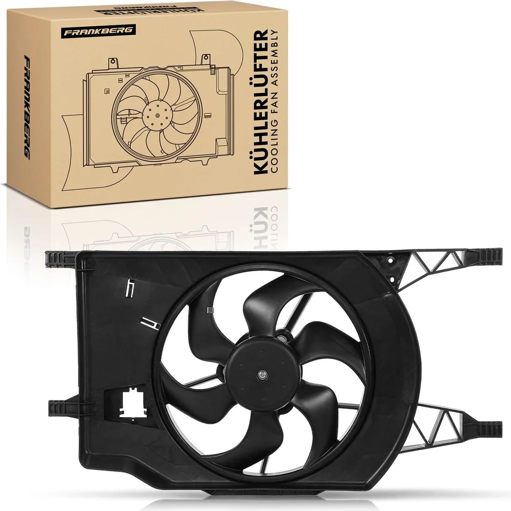 Ventilateur de refroidissement moteur avec cadre pour Laguna II 1.9 dCi