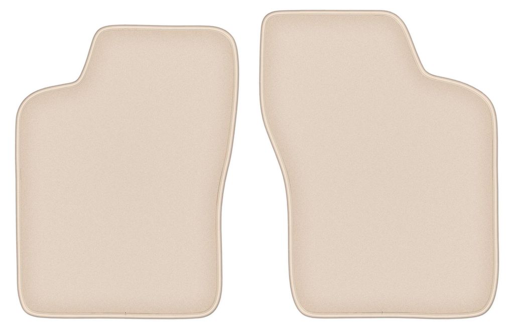 DURBAN Beige Velours-Fußmatten vorne für Opel Ascona C Produktbild 