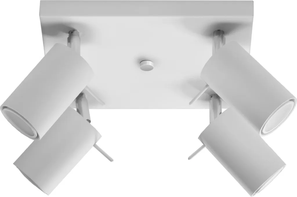 LUMILO Mirax 4 Plafoniera Bianca 4 Luci GU10 - Illuminazione d'Interni