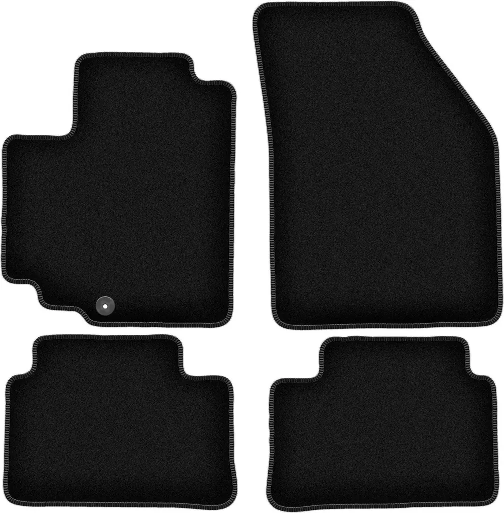 Tappetini In Moquette Su Misura Per Suzuki Alto 2009-2025 | Set Da 4 Pezzi Con Gancio Di Fissaggio, Kit Anteriore E Posteriore, Personalizzato - 2