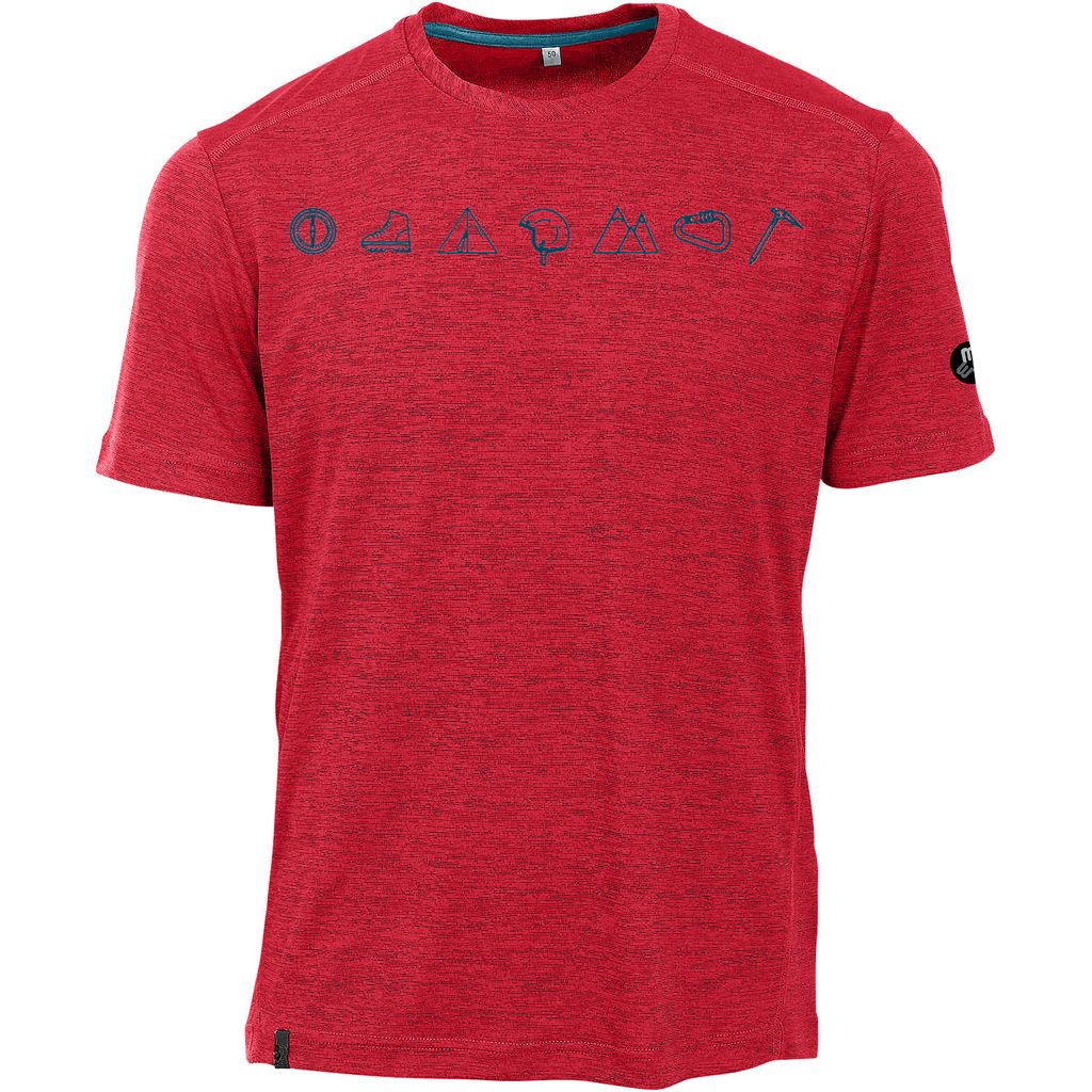 Maul Herren Grinberg fresh T-Shirt red 58