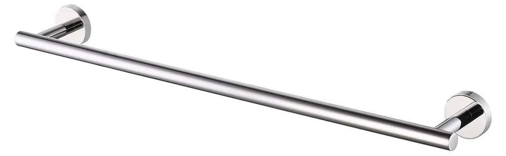 Porte-serviettes mural inox SUS304 finition miroir 60 cm ultra robuste