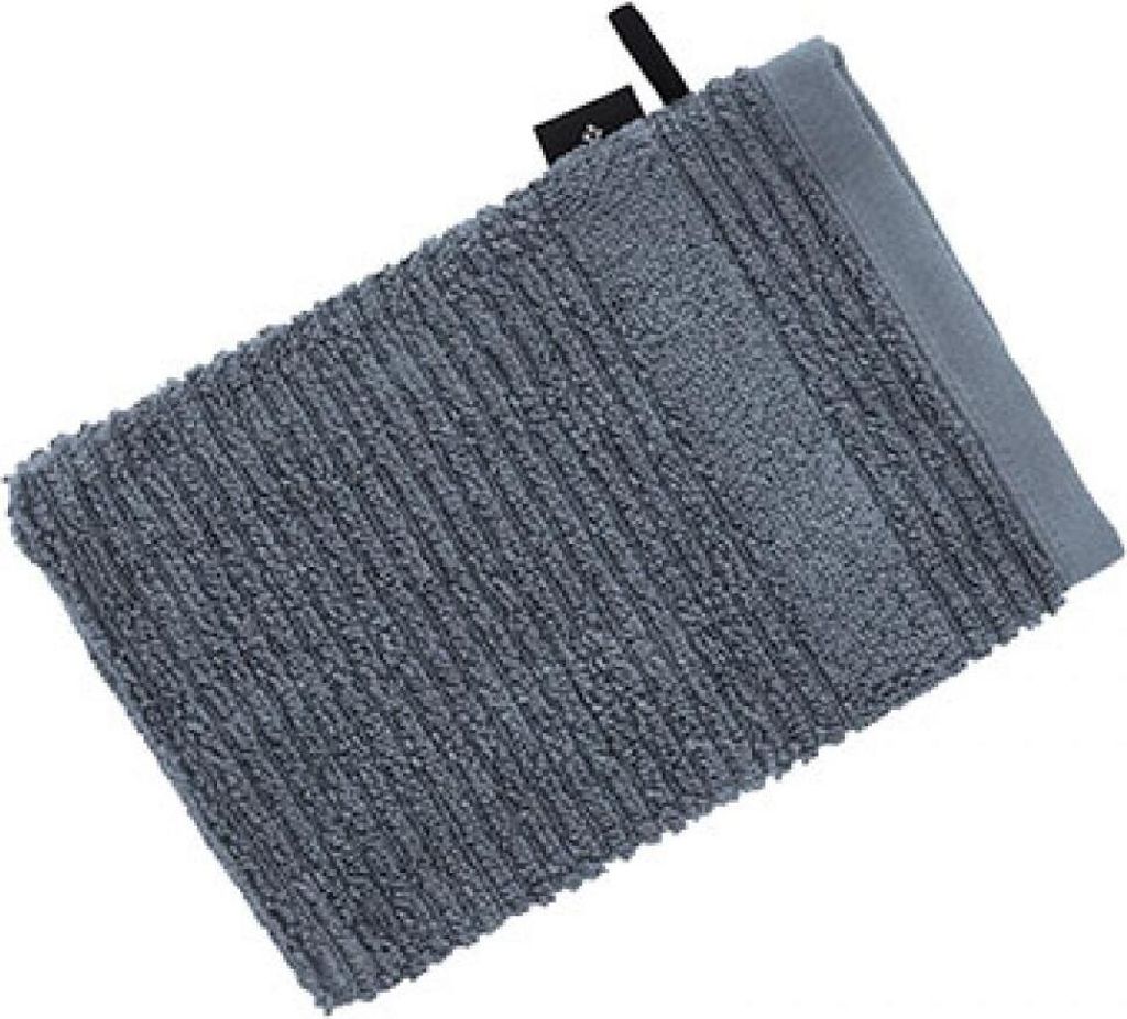 Vossen 119201 | Tomorrow Waschhandschuh - Farbe: Dark Grey - Größe: 22 x 16 cm