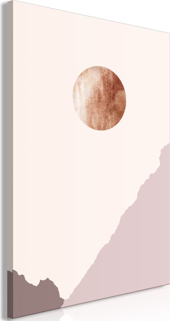 Vlies Leinwandbild - Mountain Planet (1 Part) Vertical 40x60 cm Abstrakt c-A-0197-b-a