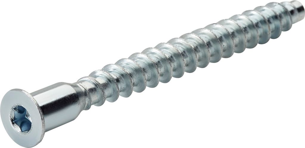 100 Stück Confirmat Schrauben Innensechskant SW4 7 x 38 mm Senkkopf Einteilverbinder Eckverbinder Schrauben Möbelverbindungsschrauben Schrankverb...