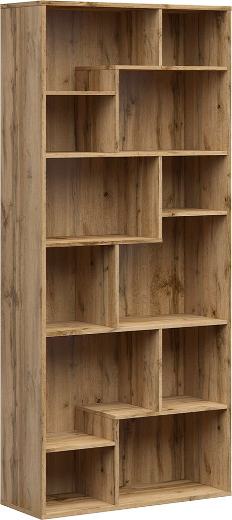 Bücherregal Edwin , Holzoptik, 197cm