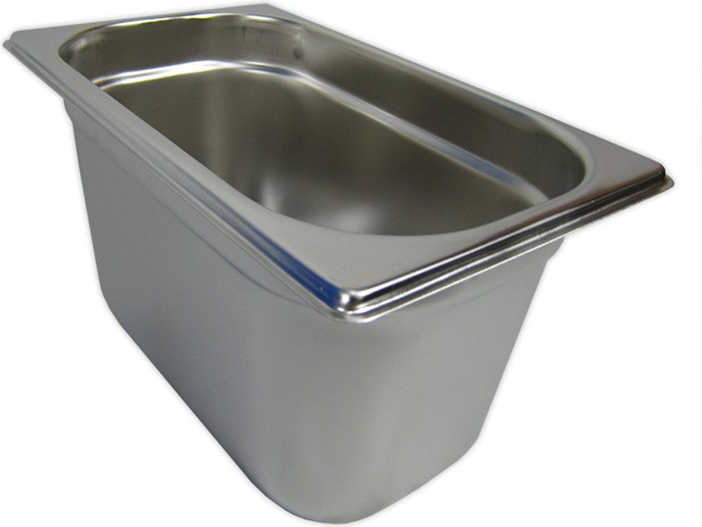 GN 1/4 Gastronormbehälter GN-Behälter Edelstahl 4,0 Liter Tiefe 150mm Gastronorm