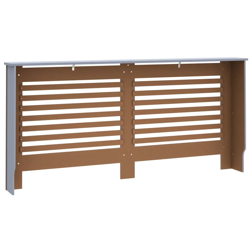 vidaXL Habillage de Radiateur Anthracite 172 cm en MDF Design Moderne