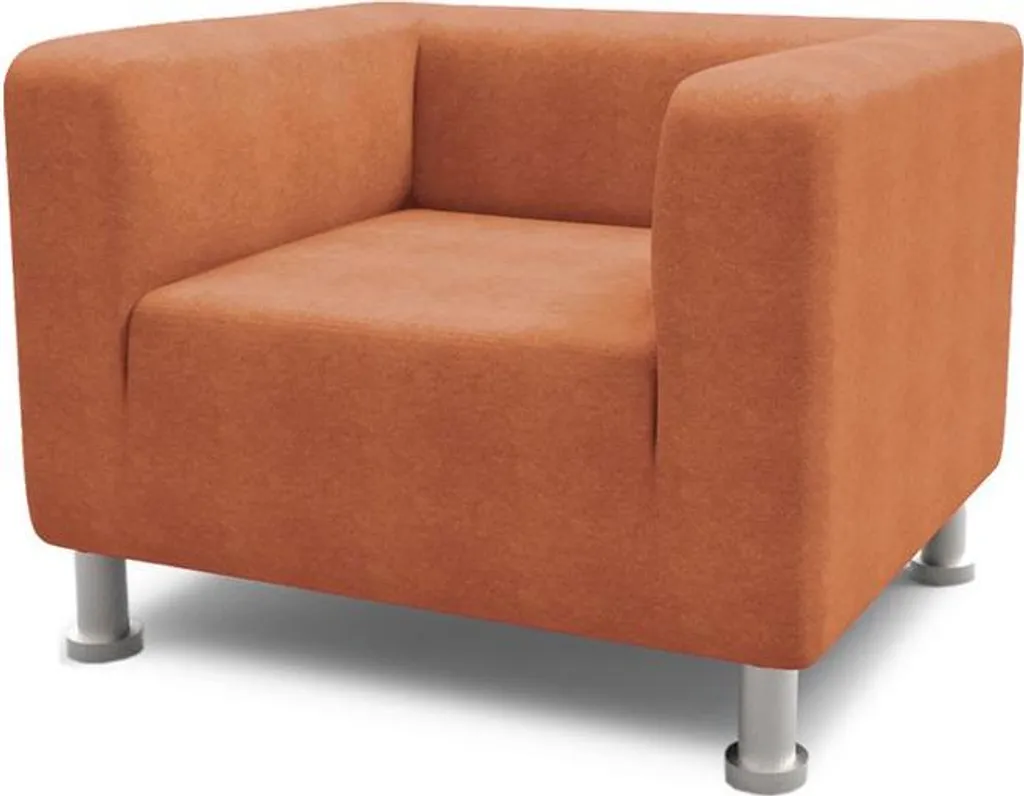 Fauteuil de Salon Scandi Scala-Sawana 18 en Textile Gris Confortable