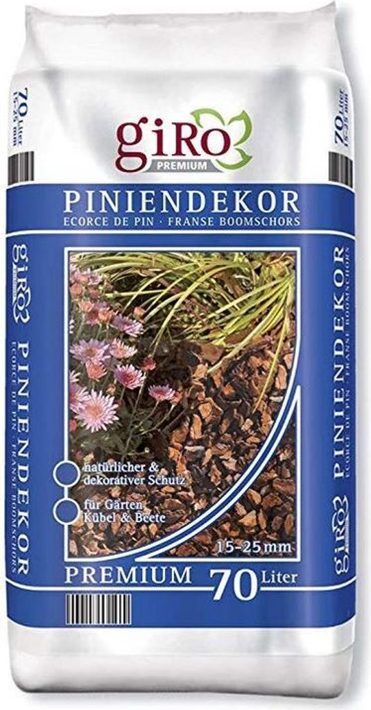 GIRO Premium Grabdekor Pinienrinde 15-25mm, 70 Ltr Produktbild 