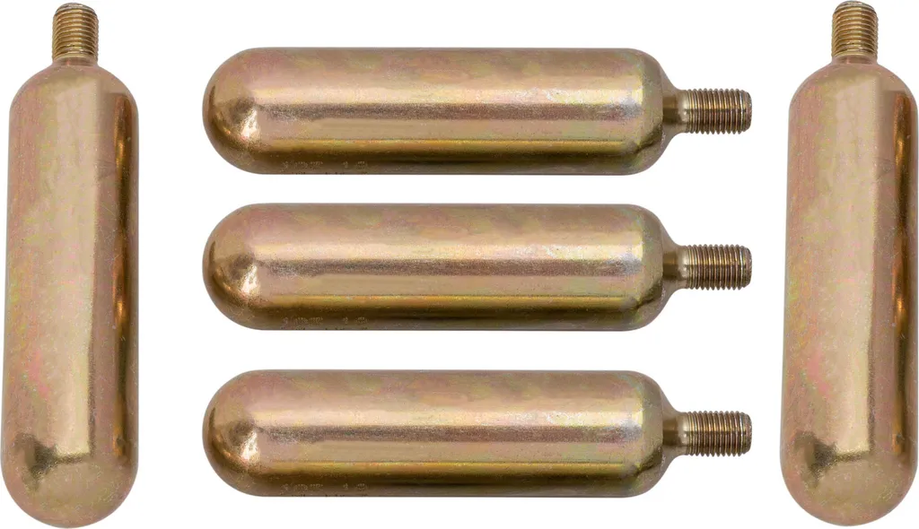 Réparer une Crevaison Velo Rapidement - Kit 5 Cartouches CO2 25g