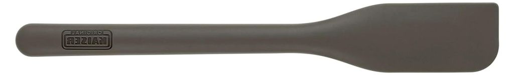 Teigschaber klein 25 cm aus 100% Platinum-Silikon, ergonomisch, rutschfest, mit Metallkern, flexibel und geeignet für antihaftbeschichtetes Kochge...