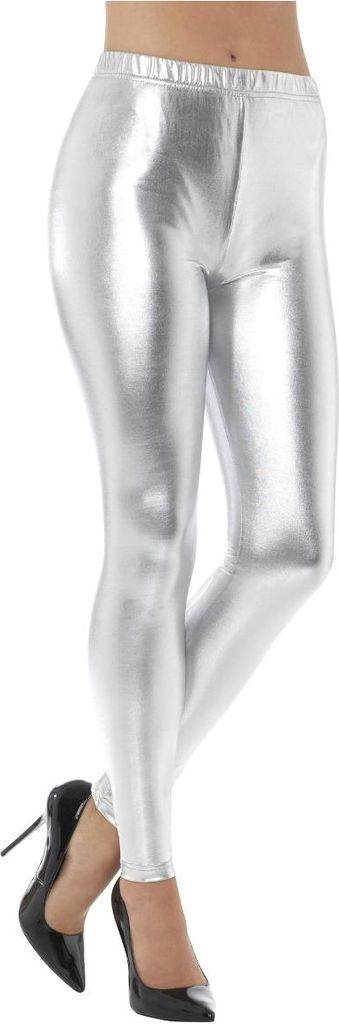 Smiffys - "80s Disco" Leggings für Damen SM1157 (S) (Gold)