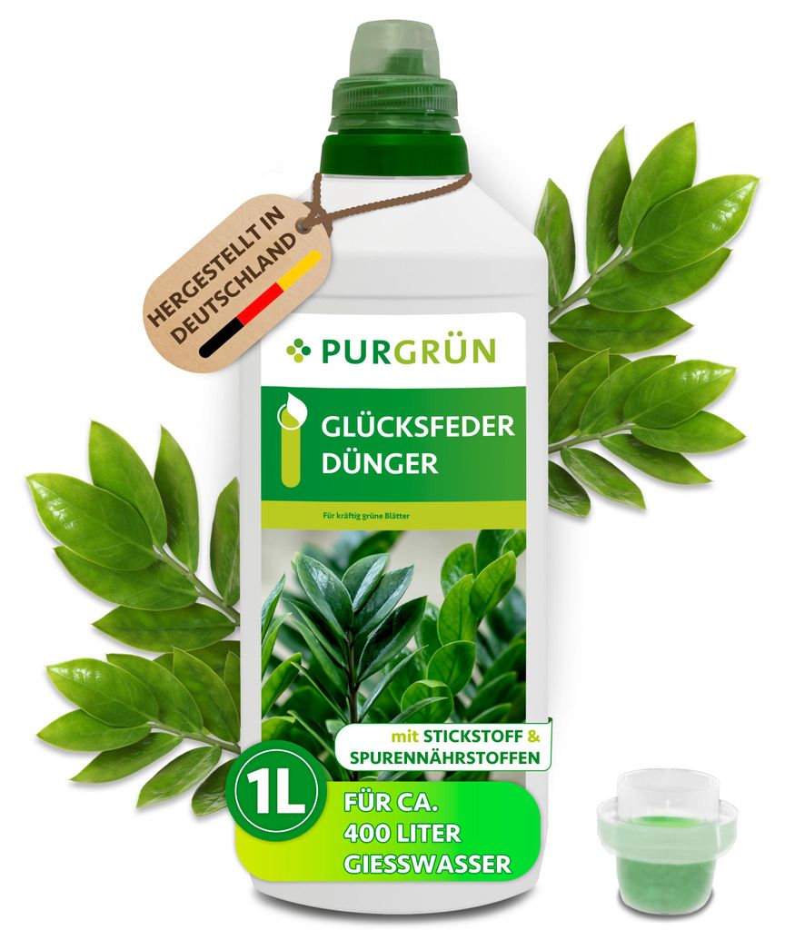 Purgrün Glücksfeder-Dünger 1 Liter Produktbild 