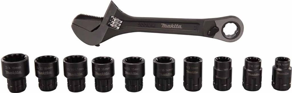 Makita Schraubenschlüssel Rohrzange Ratsche 6-gl Produktbild 