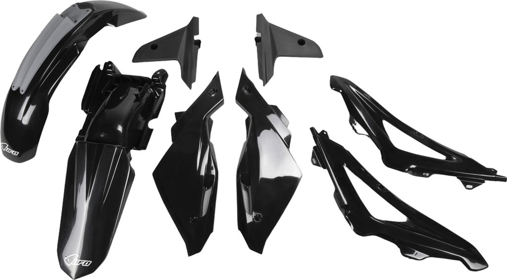 Verkleidungskit UFO PLAST 8-teilig Verkleidungssatz Kunststoff, Farbe:schwarz