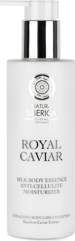 Natura Siberica Royal Caviar Silk Body Essence Anti-Cellulite Moisturizer, 200 ml