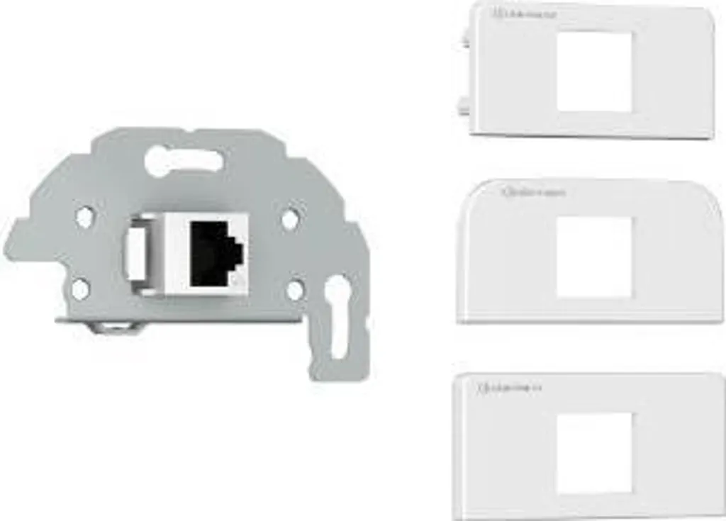 Prise RJ45 pour Bureau Kindermann 7456000526 Finition Grise Discrète