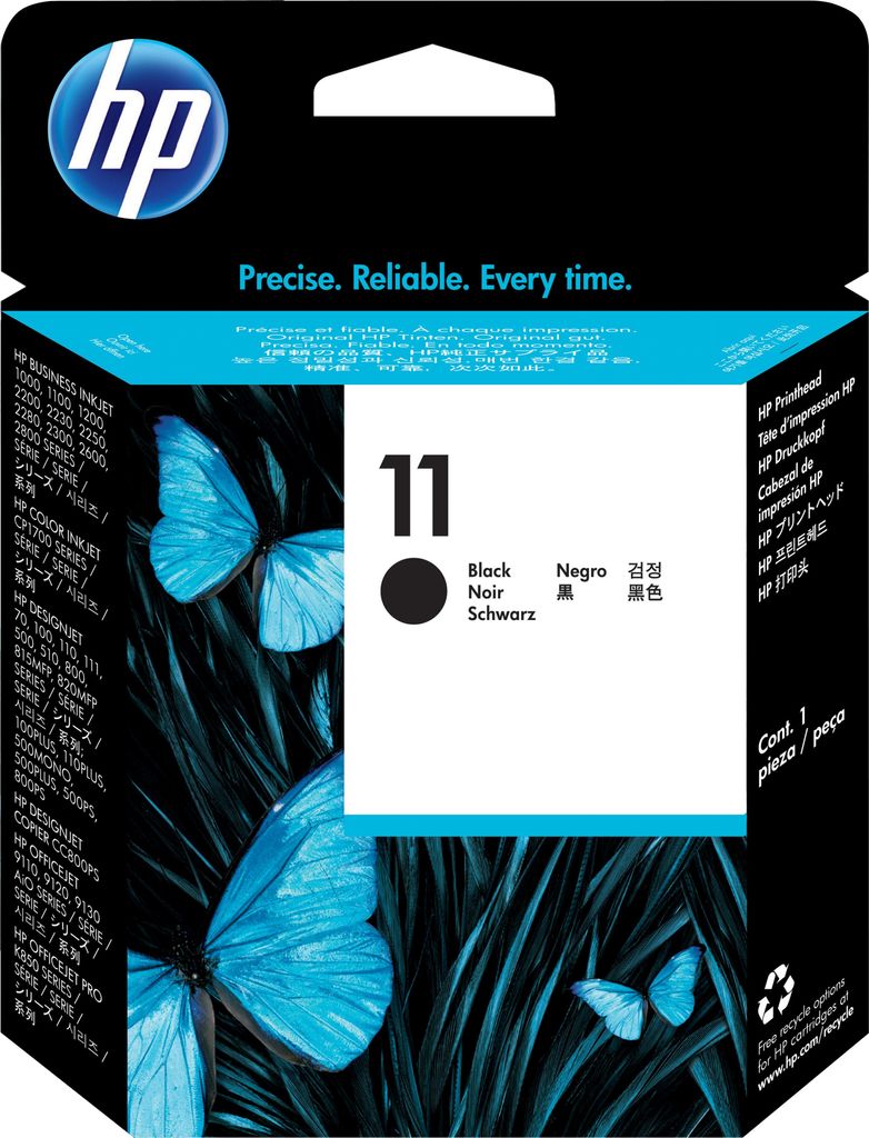 HP 11 - Schwarz - Druckkopf - für Business Inkjet 1000, Produktbild 