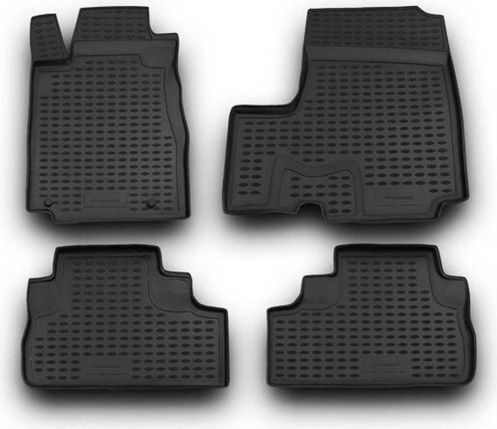 ELEMENT Gummi-Fussmatten 3D kompatible mit HONDA CR-V, 2007-2012, 4 tlg.